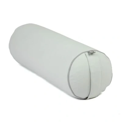 Abbildung von Yoga Bolster BASIC Dinkel Eisblau Dinkelhülsen