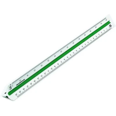 Abbildung von Rumold Dreikantmaßstab 30cm 150 vermessung 6 weiß