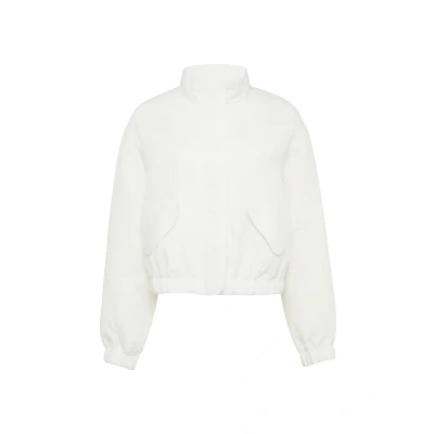 Abbildung von comma casual identity Bomberjacke, Damen, Größe: 34, Weiß