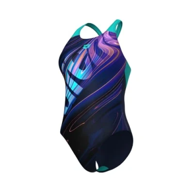 Abbildung von arena Feel Damen Flow V Back Bustier Badeanzug