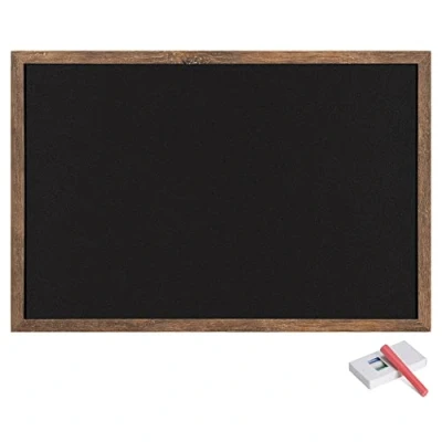 Abbildung von Navaris Wandtafel Kreidetafel mit Holzrahmen Abwischbares Memoboard, (1 tlg)