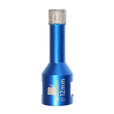 Abbildung von Diamant Fliesenbohrer 12mm M14 Diamantbohrer Lochsäge für Fliesen Porzellan Keramik Marmor Granit Bohrungen, Winkelschleifer