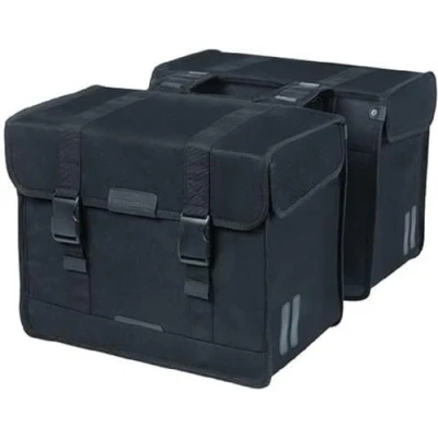 Abbildung von Doppelpacktasche Basil Kavan Eco Classic 58 Liter 37 X 24 33 Cm Schwarz