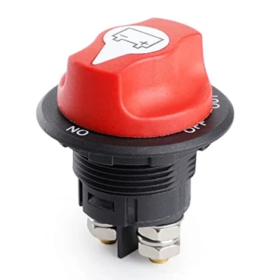 Abbildung von Batterie Trennschalter Batteriehauptschalter Auto Batterieschalter 100A On Off Out 32V DC Stromschalter Wasserdichter Hauptschalter für Marine Motorrad LKW KFZ Boot 3 Positionen