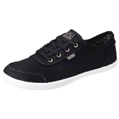 Abbildung von Skechers Wide Fit BOBS B CUTE Sneaker low black, Damen, Größe: 38.5, Black Schuhe