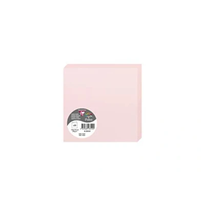 Abbildung von Clairefontaine 2855C Packung (mit 25 Doppelkarten Pollen, Gefaltet, 135 x mm) 210g, Rosa