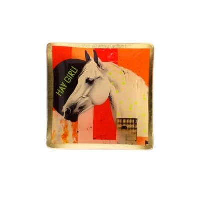 Abbildung von Giftcompany Schmuckkassette Glasteller Hay Girl! (10cm)
