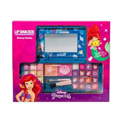 Abbildung von Lip Smacker Princess Ariel Beauty Palette, Make up Geschenkset mit Buntem Lipgloss, Cremes, Rouge und Bronzer für den Perfekten Prinzessinnen Look, Inkl. Zubehör
