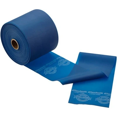 Abbildung von TheraBand Latex Free Resistance Band for Pilates, Home Gym, Rehab, Professional Physical Therapy &amp; Fitness Equipment, Training, 22.9 Metre, Blue, Extra Heavy