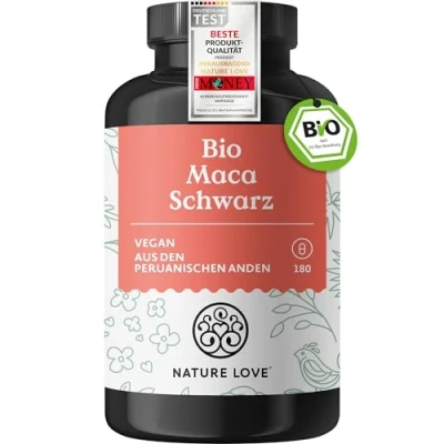 Abbildung von Maca Schwarz Bio 180 Kapseln Nature Love St
