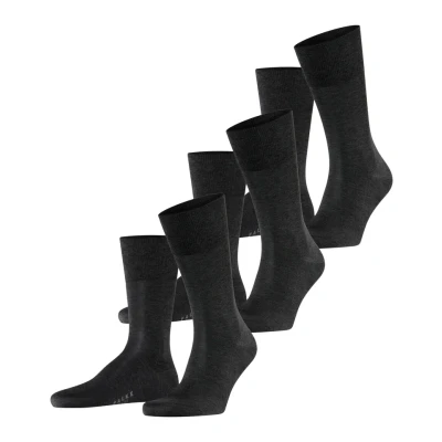 Abbildung von Falke Tiago 3PACK Business &amp; Casual Socken, Herren, Größe: 47 48, Anthracite mel