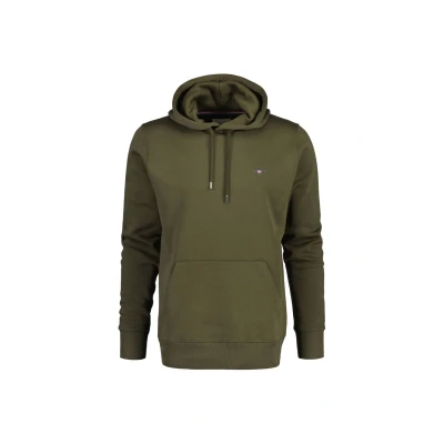 Abbildung von GANT Shield Hoodie Kapuzenpullover, Herren, Größe: 5XL, Juniper green