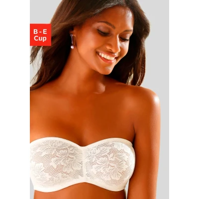 Abbildung von Lascana BÜGEL Balconette BH, Damen, Größe: 75D, Creme