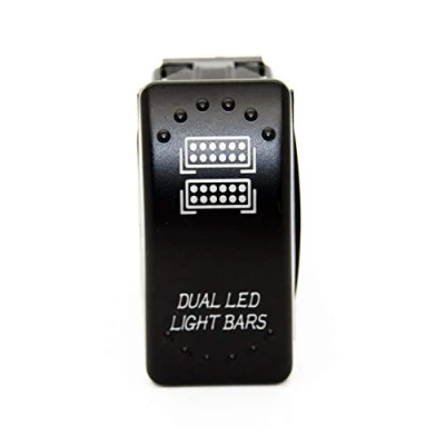 Abbildung von Zusatz Light Bar Dual Led Bars JJ35 Symbol Kippschalter Wippschalter Schalter Auto Boot KFZ LKW Licht 12V 24V