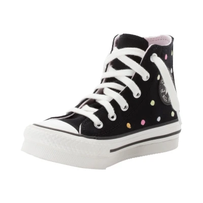 Abbildung von Converse Chuck Taylor EVA LIFT Unisex Sneaker high für Kinder, Größe: 34, Black/vintage white/egret Schuhe