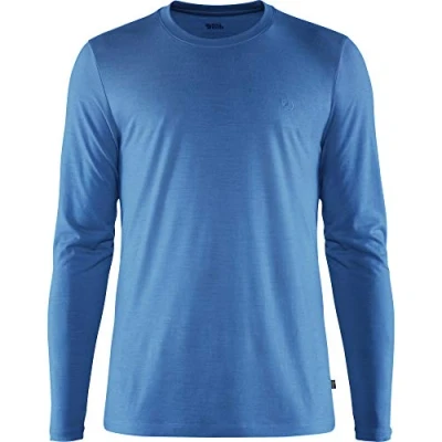 Abbildung von FJALLRAVEN Herren Abisko Wool Ls M T Shirt, blau (UN Blue), S