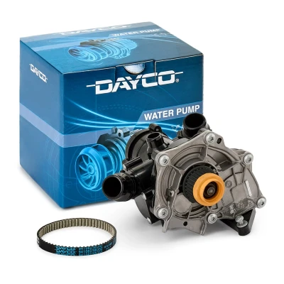 Abbildung von DAYCO KTBWP12100 Wasserpumpe + Zahnriemensatz Thermostat in verbaut VOLKSWAGEN: Polo V Schrägheck, Golf 7 Passat B8 Variant