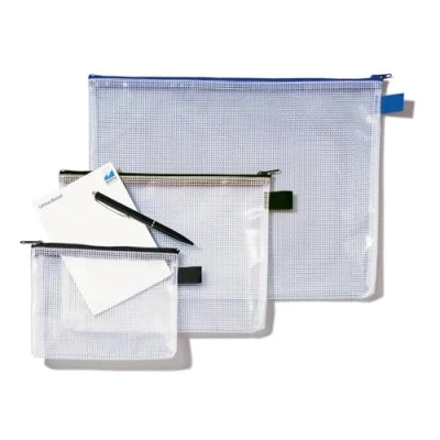 Abbildung von Hetzel Dokumententasche Mesh Bag (A4/1300260, transparent Weichfolie)