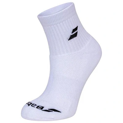 Abbildung von Babolat 3 Paar Socken, Uni, Weiß/Marineblau, Größe 47/50, weiß