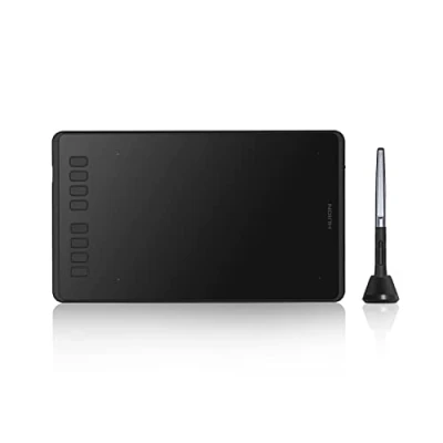 Abbildung von HUION Inspiroy H950P Grafiktablett, Zeichentablett mit 8 Hotkeys, 8192 Druckempfindlichkeit, Unterstützt OTG Konnektivität, Kompatibel Windows/macOS/Android
