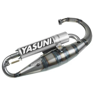Abbildung von Auspuff Yasuni Scooter R Aluminium für Minarelli stehend