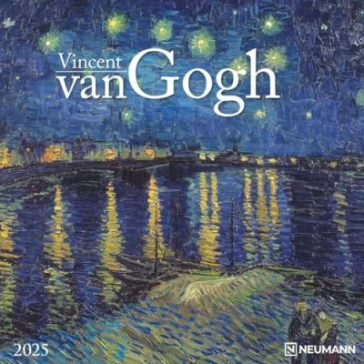 Abbildung von N NEUMANNVERLAGE Vincent van Gogh 2025 Broschürenkalender, 30x30cm, Wandkalender mit Abbildungen von Gogh, Mondphasen, viel Platz für Notizen und internationale Feiertage/Kalendarium