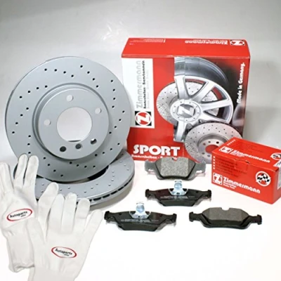 Abbildung von Autoparts Online Set 60008579 Zimmermann Sport Bremsscheiben COAT Z gelocht/Bremsen + Bremsbeläge vorne