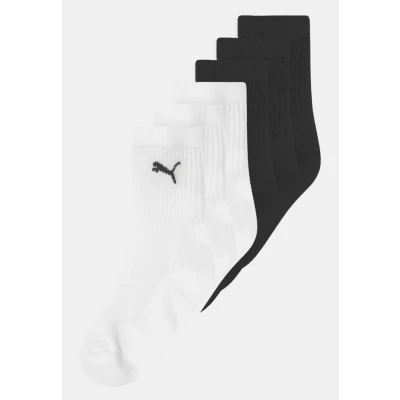 Abbildung von Puma Junior CREW 6 PACK Unisex Socken für Kinder, Größe: 35 38, Black/white