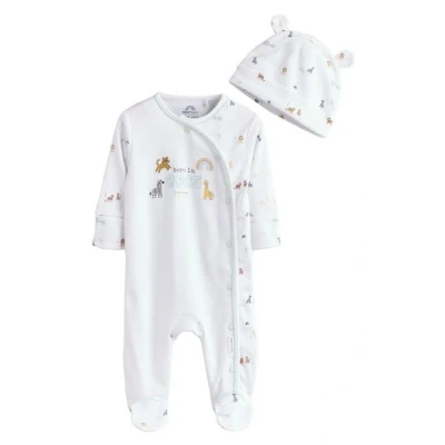 Abbildung von Next Regular FIT SET Strampler für Kinder, Größe: 68, White