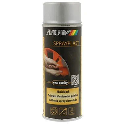 Abbildung von MOTIP 433481 Sprayplast Abziehlack silber seidenglänzend 400 ml