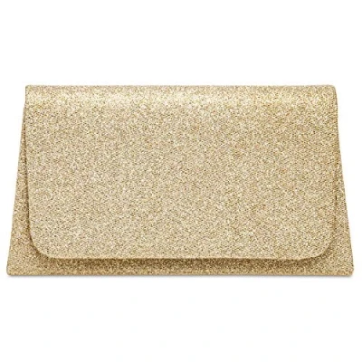 Abbildung von Caspar Clutch TA502 kleine elegante Damen Glitzer Abendtasche