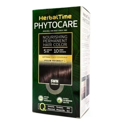 Abbildung von Permanente Haarfarbe PHYTOCARE, 20 Nuancen (5WN Schokolade)
