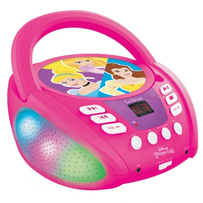 Abbildung von Lexibook Leuchtender Bluetooth CD Player Disney Prinzessinnen