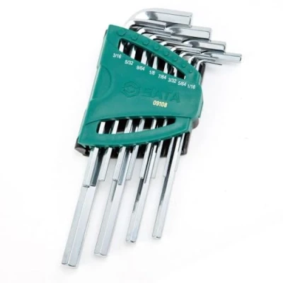Abbildung von SATA ST09108SJ Innensechskant Winkelstiftschlüssel und Sechskantschlüssel Set, 12 Tlg. Zollgrößen 1/16&quot; 3/8&quot;