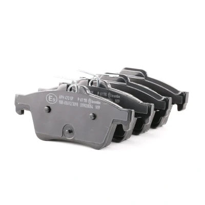Abbildung von BREMBO P 61 110 Bremsbelagsatz exkl. Verschleißwarnkontakt ohne Zubehör PEUGEOT: 508 I SW, Limousine, SW Kasten / Kombi