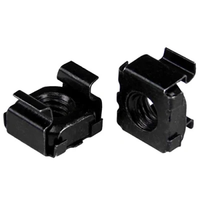 Abbildung von StarTech.com M6 Käfigmuttern, 100er Pack, Schwarz, Muttern für Server Racks und Serverschränke