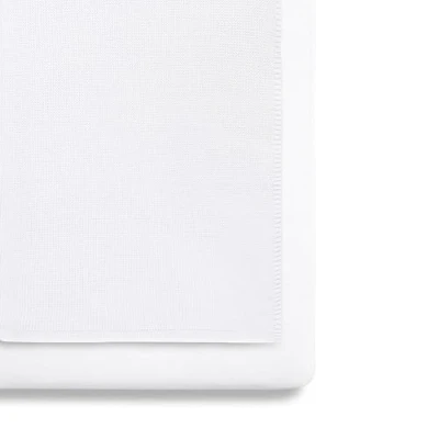 Abbildung von Snüz BD028AL White Bedding set with Cellular Blanket, weiß, 580 g