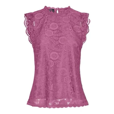 Abbildung von Pieces Pcolline Bluse, Damen, Größe: Medium, Ibis rose
