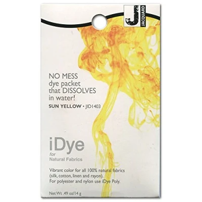 Abbildung von Sun Yellow Jacquard IDYE Fabric Dye 14 Grams 403