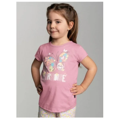 Abbildung von Trigema T Shirt &quot;TRIGEMA mit buntem Schmetterling Printmotiv&quot;