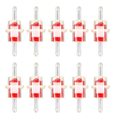Abbildung von AISEN 10 Stück Kraftstofffilter Benzinfilter Klein Transparent für Motorrad 3/16&quot; 5mm Hose Arctic Cat Inline Fuel Filter ATV UTV Snowmobile Watercraft PWC 0470 988