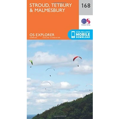Abbildung von Stroud, Tetbury and Malmesbury (OS Explorer Map, Band 168)