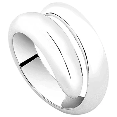 Abbildung von Nenalina Fingerring Wickelring Spiral Fingerschmuck 925 Silber