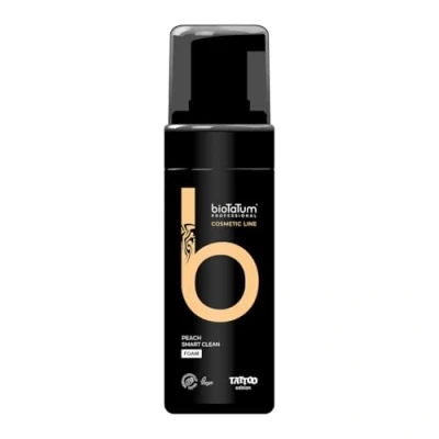 Abbildung von Peach Smart Clean Schaum, 150 ml Professionelle Tattoo Reinigung Cleansing Foam Pflege Frisches Reduziert Rötungen und Schwellungen