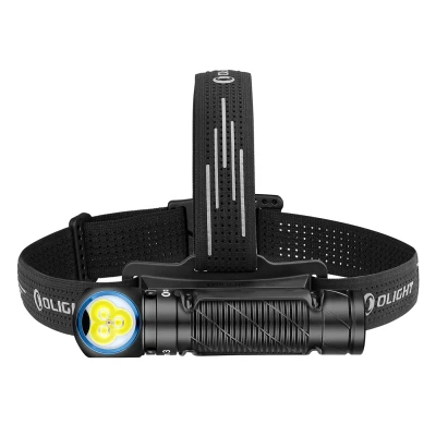 Abbildung von Olight Perun 3 Taschenlampe Stirnlampe Aufladbar Schwarz