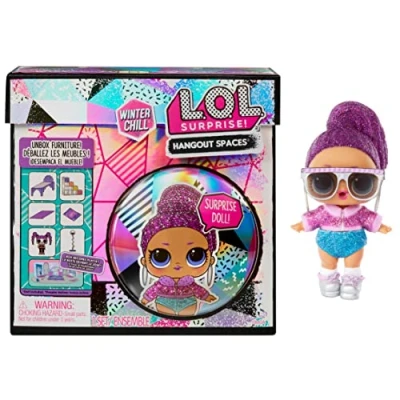 Abbildung von L.O.L. Surprise! Winter Chill Hangout Spaces Möbelset Ice Mit 10+ Überraschungen inkl. Puppe, Accessoires und Möbel 2 in 1 Spielset Tolles Geschenk für Mädchen Jungen ab 4+ Jahren