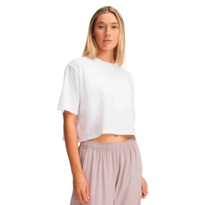 Abbildung von Under Armour Rival Tshirt basic, Damen, Größe: Large, White/black
