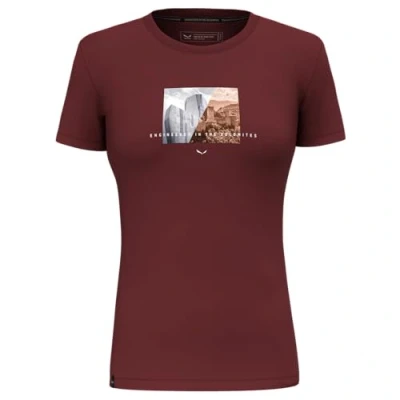 Abbildung von Salewa Pure Design Dry T Shirt Women, Syrah, L