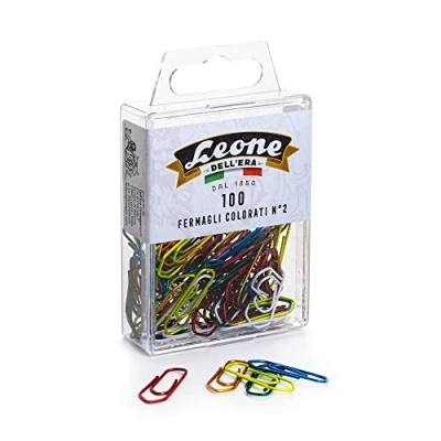 Abbildung von 100 Stück farbenfrohe Leone Dell&#039;Era Nr. 2 mm. 26 Hängebox Leonecolor Made in Italy