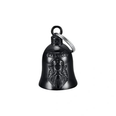 Abbildung von Mocy Bell Clochette Moto Freedom Guardian Gremlin Acier inoxydable Noir